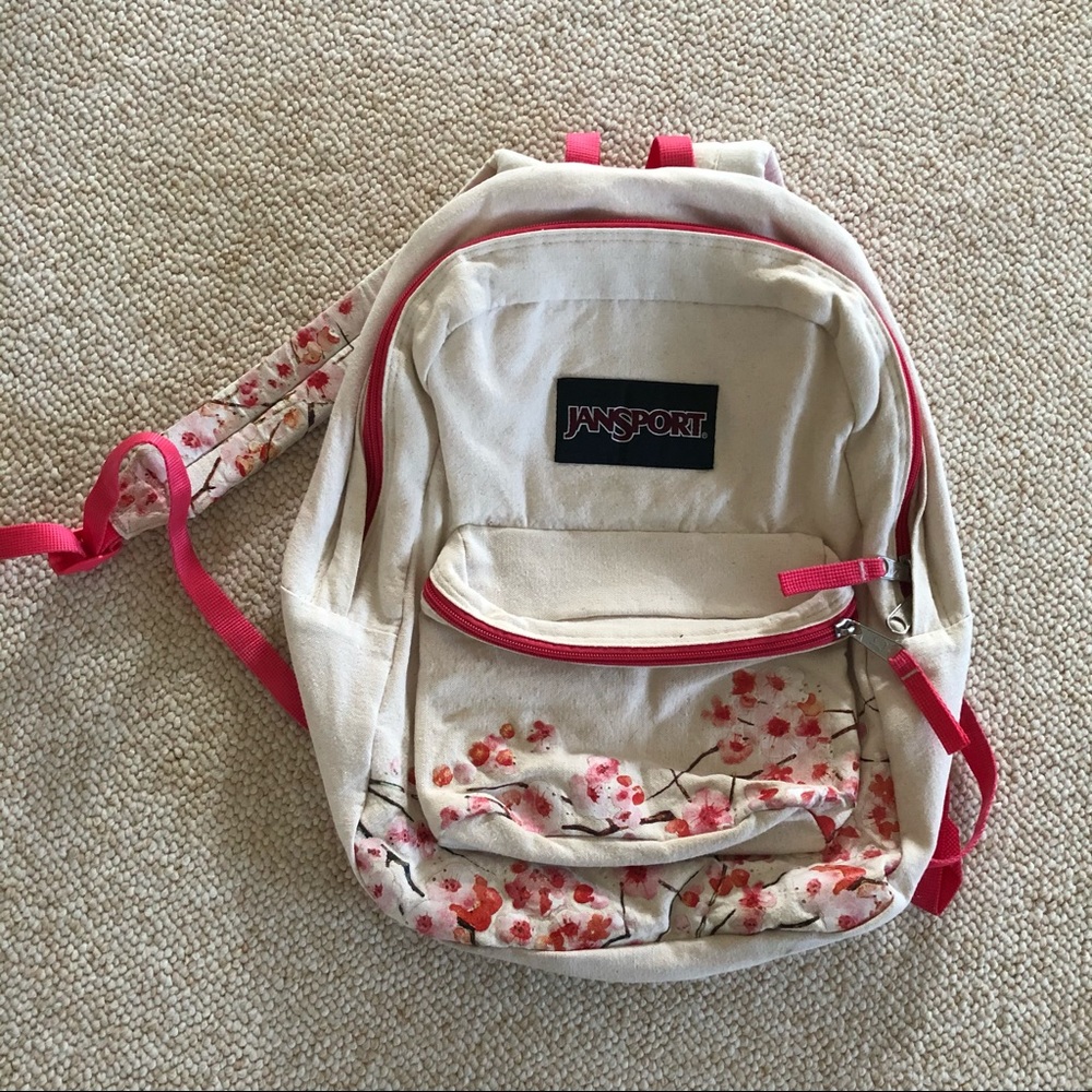 Cherry Blossom Jansport Backpack